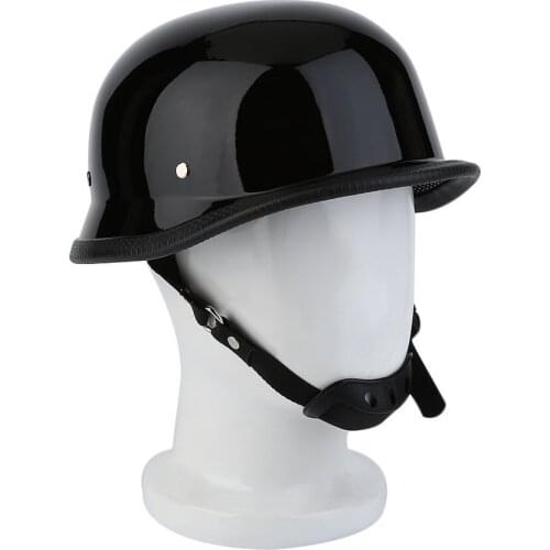 Fashionable Helmet Motorcycle Helmets Half German Style Vintage Motorcycle Helmet Durable Half Face Dot German Helmet M/L/XL