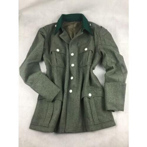 WWII WW2 GERMAN ARMY RETRO M36 OFFICER WOOL FIELD TUNIC MILITARY UNIFORM WORLD WAR II SOLDIER MILITARY WAR REENACTMENTS