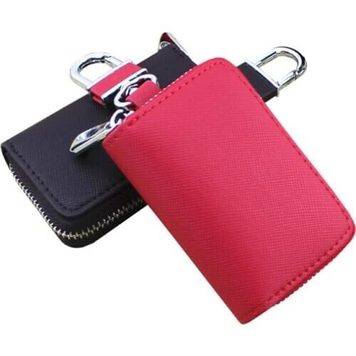 New Car Remote Control Cover Anti-dirty Keychain Car Accessories Wear-resistant Ultra-thin Car Key Case Universal Zipper