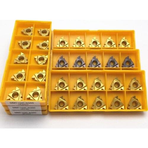 MMT16ER AG60 UE6020 / US735 11ER 11IR hard alloy thread turning tool cutting tool milling cutter CNC tool 16ERAG60 thread cutter