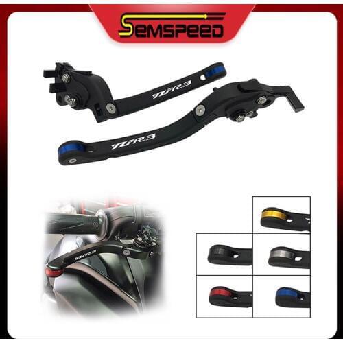 Clutch Brake Levers For Yamaha YZF R3 YZF-R3 yzf-r3 2015-2018 2019 2020 Motorcycle Accessories CNC Foldable Brakes Lever