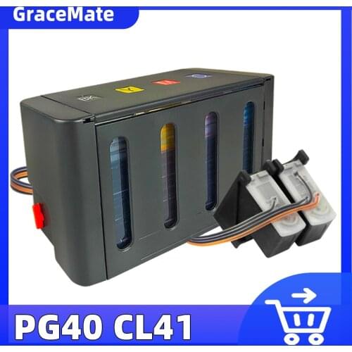 Replacement For Canon PG40 CL41 CISS Bulk Ink For IP1200 IP1600 IP1800 IP1900 MX300 MX310 MP145 MP150 MP160 MP180 Printer