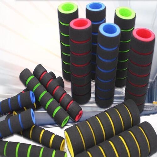 Universal rubber Motorcycle grips Motorbike handlebar grips 4 Colors for Honda Yamaha Suzuki CB400 VTEC400 XJR FZ CBR NSR VFR