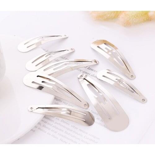 20pcs 5/6cm Metal Hair Clips BB Hairpin Bobby Pins DIY Girls Headdress Handmade For Jewelry Making Hair Accessories Wholesale