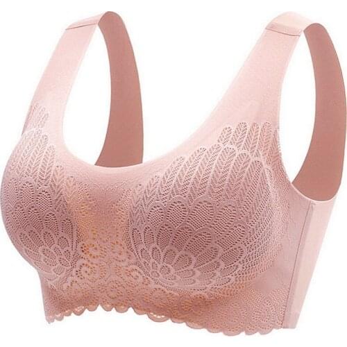 Women bras Seamless Thin Tube top anti-glare breathable comfort Large cup plus size womens underwear Sexy No Rims bra
