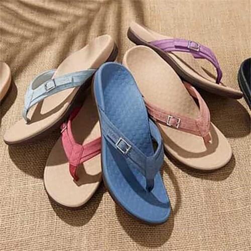 2021 Women Sandals Beach Slippers Women Summer Flip Flops Casual Shoes Breathable Beach Flip-Flops Woman Clip Toe Sandals