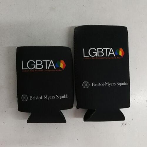 200pcs/lot Custom Sized Stubby Cooler Neoprene Taller Foldable Can Cooler Personalise Your Design Sublimated Coolers Bags