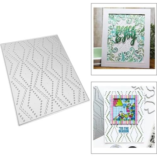 2020 New Rectangle Frame Metal Cutting Dies For Mould Cut Making Prismatic Background Album Card Scrapbooking DIY No Stamps Sets