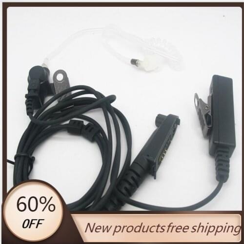 2021 Hot New long line PTT headphones for gp328 Plus gp338 Plus gp344 gp388 walkie talkie