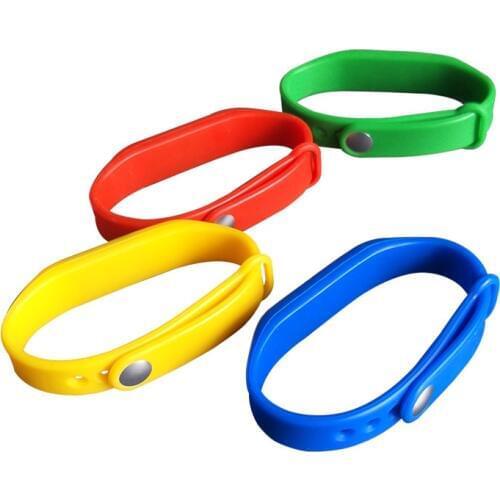 3PCS/lot New Adjustable TK4100 125khz Read-only Silicone Waterproof RFID Wristband Bracel ID Tags