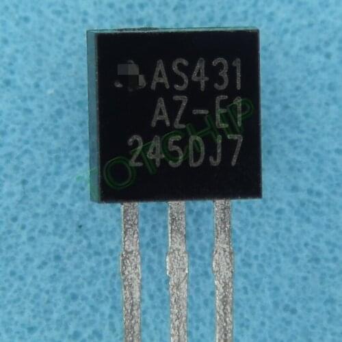 50pcs AS431AZ TO92 Shunt regulator ADJ 0.4