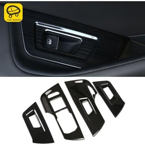 CarManGo Car Accessories Window Control Button Panel Cover Sticker Frame Interior Decoration for VW Volkswagen Arteon 2017-2020
