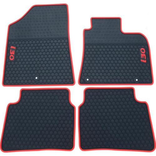 Car Rubber Feet Pads Floor Mat Non-Slip Mats Feet Rugs For Hyundai i30 2007 20082009 2010 2011 2012 2013 -2017 Right Hand Drive