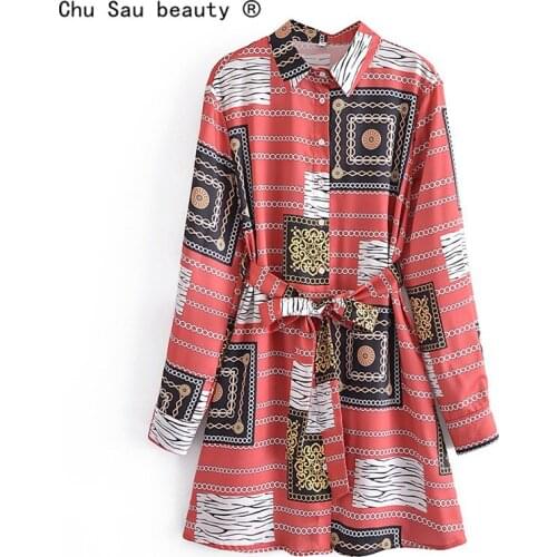 Модные платья-рубашки Chu Sau beauty China At AliExpress
