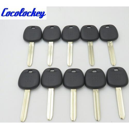 Cocolockey New Replacement Transponder Blank Key Case Shell for Toyota TR47 NO LOGO