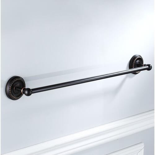 Black Oil Rubbed Brass Bathroom towel holder Single towel bar towel rack brass towel rack Bathroom accessories ZD1684