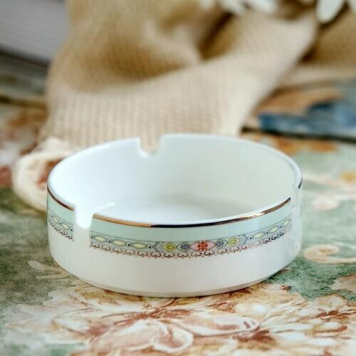 Fine bone china ash trays, porcelain ashtray portable,cigar ashtrays, cigarette holder, cigar accessories, cigarette case
