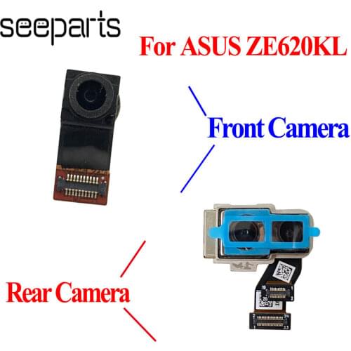 For Asus Zenfone 5 5Z ZE620KL ZS620KL Front Camera Flex Cable For ASUS ZS620KL Rear Camera Replacement Parts ZE620KL Back Camera