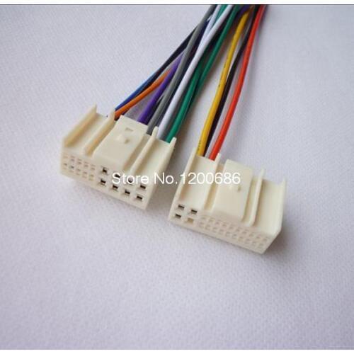 For Hyundai IX35 Kia K2 K5 Radio Stereo Harness Cable Adapter