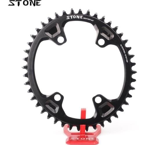 Stone Oval Bike Single Gravel Chainring 34T - 60T BCD110 110mm Chain Wheel for GRX RX810 RX600 Road Bicycle Crank Chainwheel