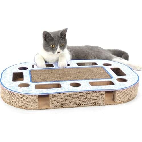 Cat scratching board interactive Paper Corrugated Cat Toy Pet Claw Kitten Climbing Claw Pet Catch Toy Interactive Training Toy