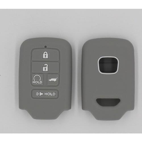 4PC Silica Gel Flip Key Cover for HONDA CRV Accord Civic Pilot Odyssey Fit Freed StepWGN Key for Honda Key Case Cover for Alarm