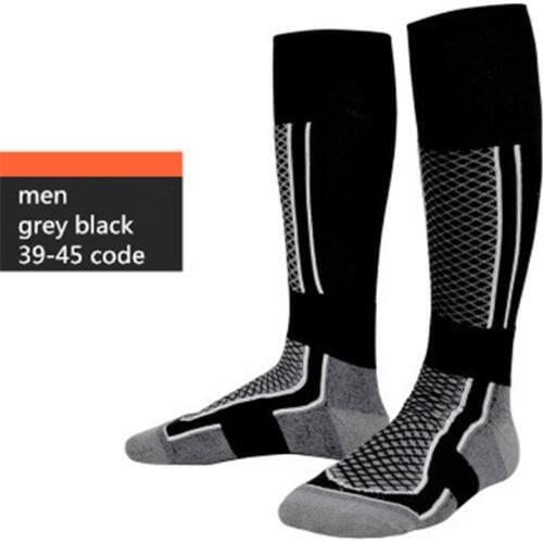 Compression Long Skiing Socks Women Men Boost Stamina Flexible Breathable Socks Stocking Thick Female Male Pro Sports Socks
