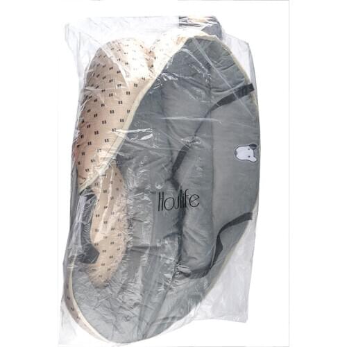 Houlife - Velvet Portable Pet Mat Car Seat Dot Beige 1 Piece