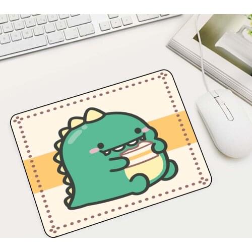 Cute Animal Crocodile with Seaming Small Mouse Pad Computer Notebook PC Office Gaming Accessories Keyboard Mat Gaming Mouse Pad