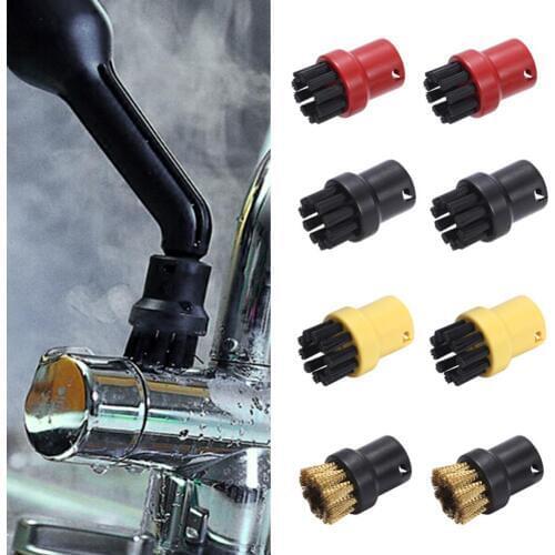 2Pcs Round Steam Cleaning Brush Replacement for Karcher SC1 SC2 SC3 SC4 SC5 SC7 for home kitchen instruments tools Coffee tools