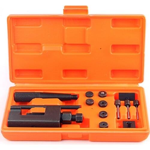 Chain Remover Motor Chain Bicycle Chain Quick Removal Tool Kit is Suitable for 420 ~ 930 Series Chains with Storage Box