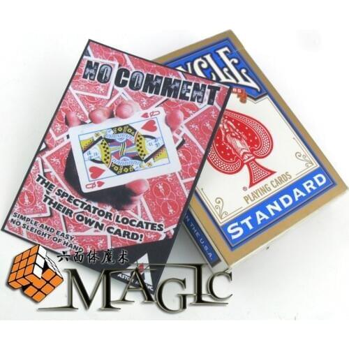 No Comment Magic Trick /close-up professional card magic trick / free shipping