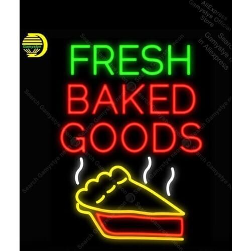 Neon Sign for Fresh Baked Goods Neon Bulb Sign Display Beer Light up wall sign for Room Pet Shop Sign Iconic Sign Neon Bar Lamp