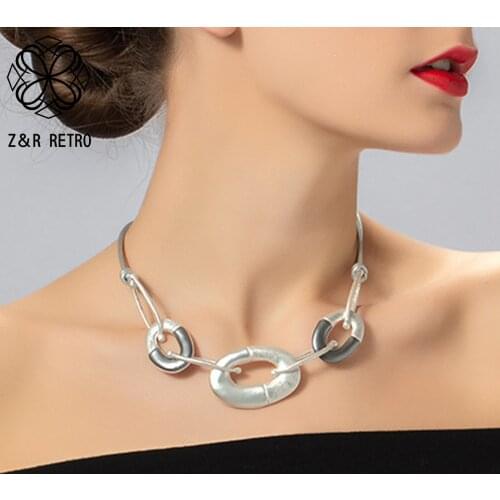 Trend Neck Chokers Necklace 2021 Costume Jewelry For Women Pendants Chain Vintage Suspension Gothic Aesthetic Collar Accessories
