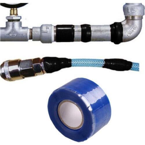 Useful Waterproof Silicone Performance Repair Tape Hot Sale Bonding Rescue Self Fusing Wire Hose Black Transparent Film Tape