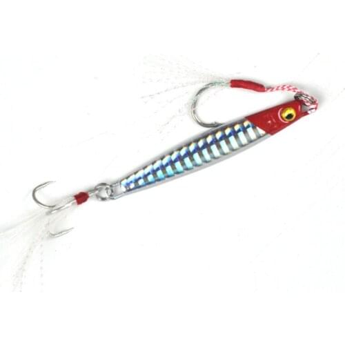 RUKE New Fishing Lure Baits Iron Plate letterprint Long Shot Spanish Mackerel, Perch, Mandarin Fish Sea Fishing Lure