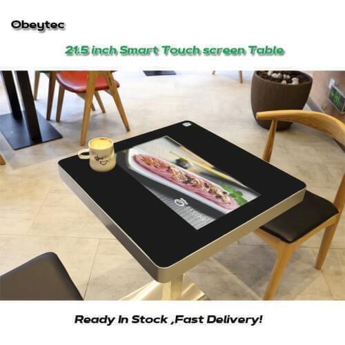 OBETT60 21.5 inch Smart Table Interactive Restaurant Touch Coffee Table (2+8G) with Food Ordering System