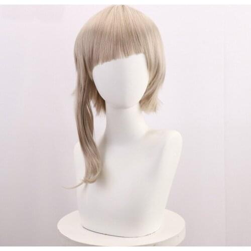 Bungo Stray Dogs Nakajima Atsushi Short Silver Gray Heat Resistant Cosplay Costume Wig+wig cap