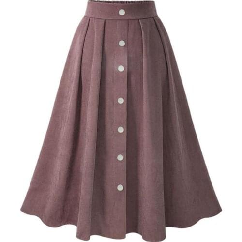 Autumn & Winter New Arrival Elastic High Waist Slim Simple Solid All-match Casual Women A-line Large Swing Dress Free Shipping