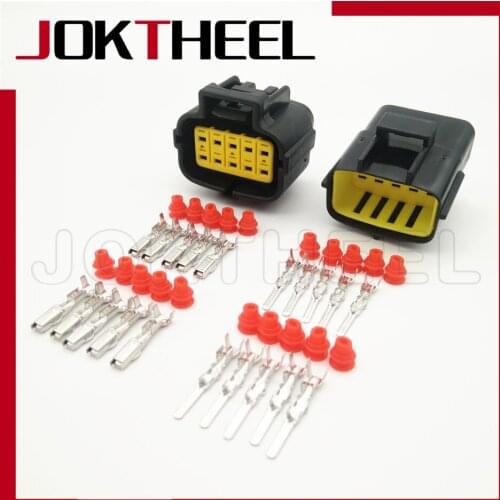 1-20 set kit tyco AMP Denso 10 Pin way 174657-2 174655-2 male female electrical waterproof plug auto wire connectors