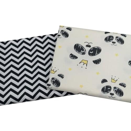 100% cotton fabric for baby clothes dress sheets bedding textile tilda quilting tissus tilda tecidos Bear Wave DIY Sewing Craft