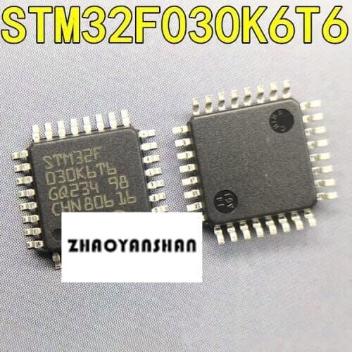 100pcs X STM32F030K6T6 32F030K6T6 LQFP32 Free Shipping