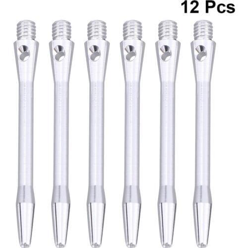 12pcs Dart Stems Aluminium Alloy Darts Shafts Harrows Premium 4.5mm Metal Stems Alloy Pole Rod For Darts Accessories
