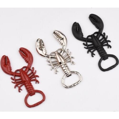200pcs Lobster Shape Bottle Opener Beer Bottle Opener Cap Bottle Openers for Funny Gifts Bar Accessories Kitchen Tools SN1405