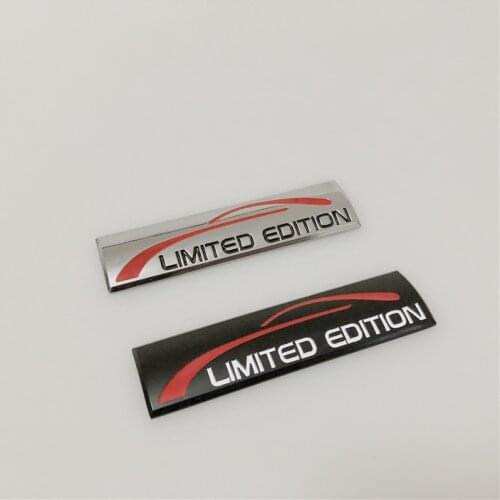 20X 3D metal Limited Edition Emblem Badge Car sticker Fender Tail Auto Accessories for skoda octavia rapid A5 A7 superb GTD mk2