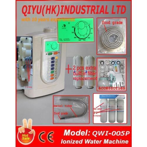 5Plate Micro-clustered water/Alkali ionizer/hydrogen(JapanTech,Taiwan factry)built-in NSF filter+3stage prefilter+2extra filter