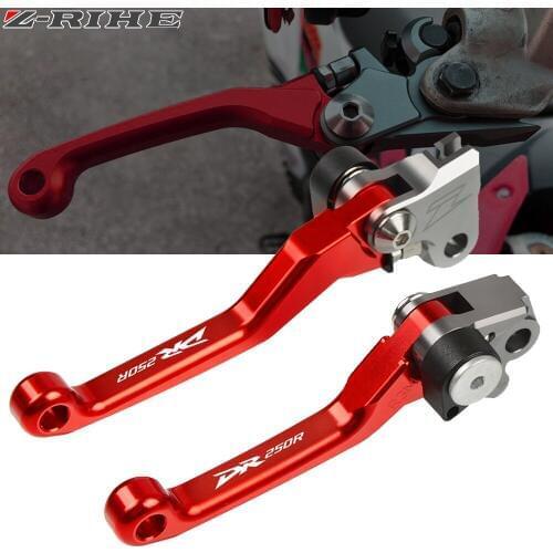 Motorcycle Accessories Lever For Suzuki DR250R DR 250R CNC Dirt Bike FLEX Pivot Brake Clutch levers DR250R 1997 1998 1999 2000