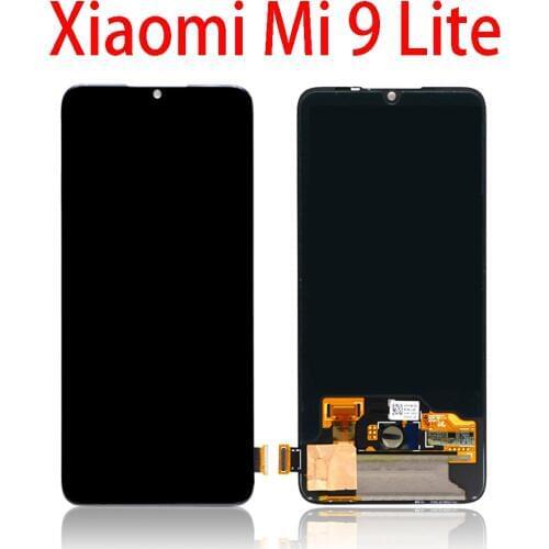 6.39Inch AMOLED For Xiaomi Mi 9 Lite cc9 M1904F3BGLCD LCD Display Touch Screen Replacement For Xiaomi Mi9 Lite Digitizer