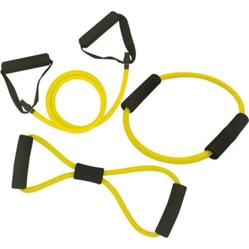 3pcs/sets Resistance Bands Rubber 8 Word Chest Developer Rubber Yoga Pull Rope Fitness Workout Sports Bands Loop Exercise