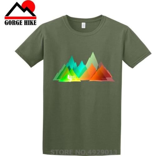Cilorful TShirt Men Craving Wanderlust T Shirt Mountains T-Shirt Hipster Travelling Clothes Nature Logo Tee Shirt Free Shipping